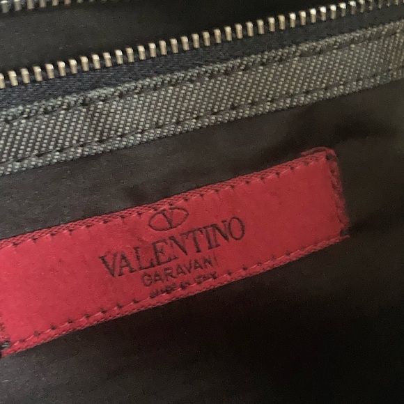 Vintage Valentino purse with bow.  Charcoal grey color - Picture 8 of 8
